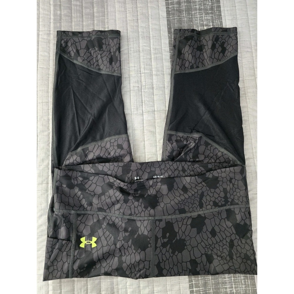 Under Armour women's printed crop leggings Size Large
